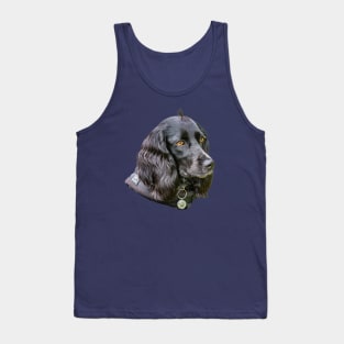 Black Cocker Spaniel Tank Top